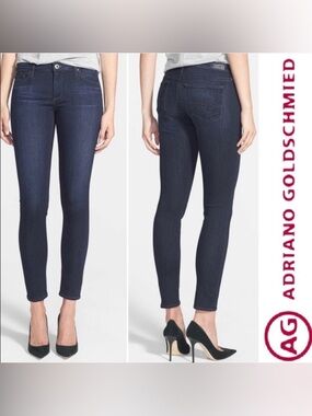 AG Adriano Goldschmied The Legging Ankle Super Skinny Ankle Jeans Dark Wash 24